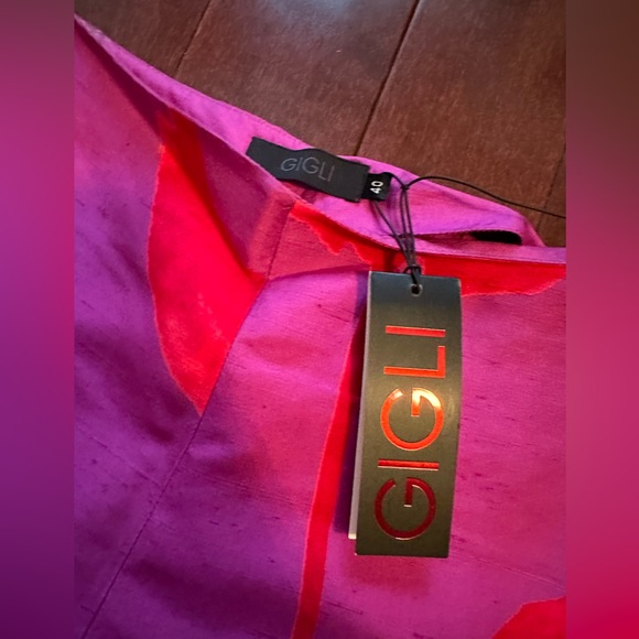 ✨BNWT✨ GIGLI 100% seta silk luxury pants size 40 - Picture 5 of 12